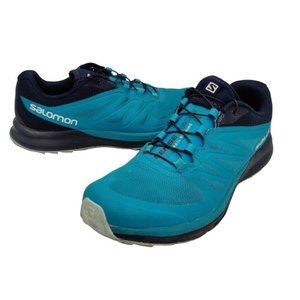 Salomon Sense Pro 2 Trail Running Sneaker Shoes Women's Size 9 Blue Ortholite